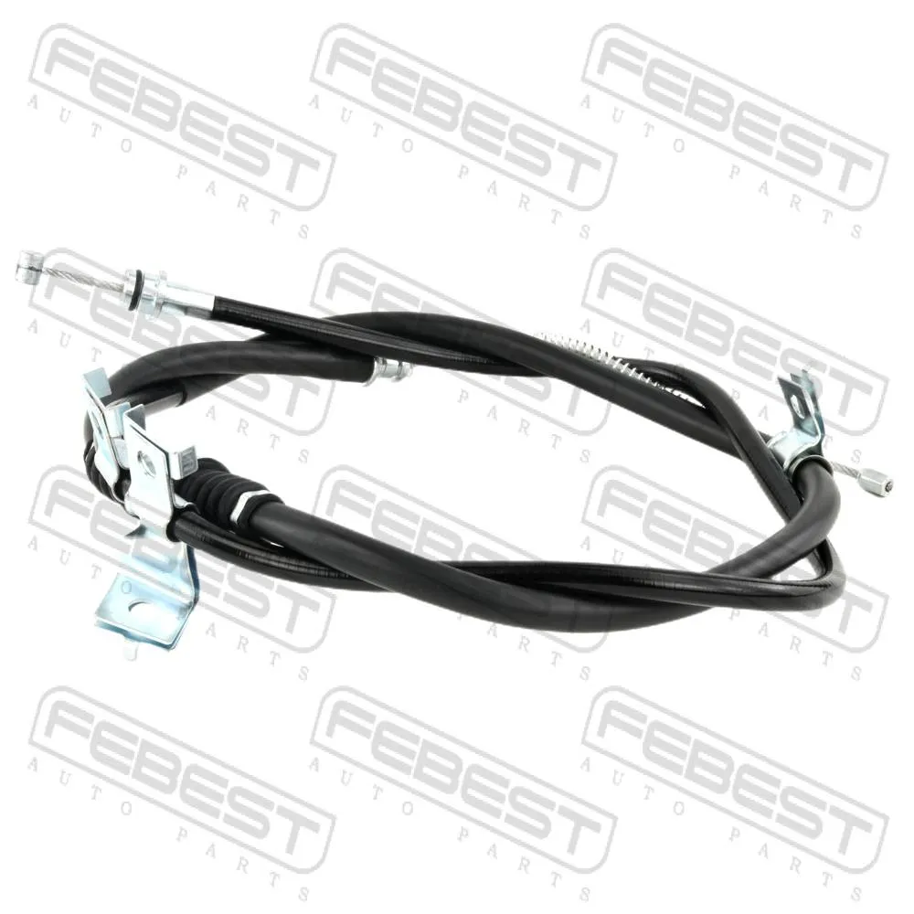 Трос ручного тормоза L MITSUBISHI MONTERO V75,77W 2000.02-2006.08 [NA] FEBEST 04100-V93LH