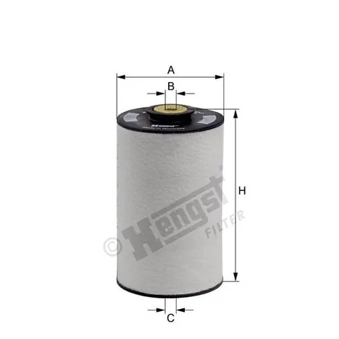 Фильтр топливный Ватный D84 (83x13,8x13,8x145) HENGST E10KFR4D10