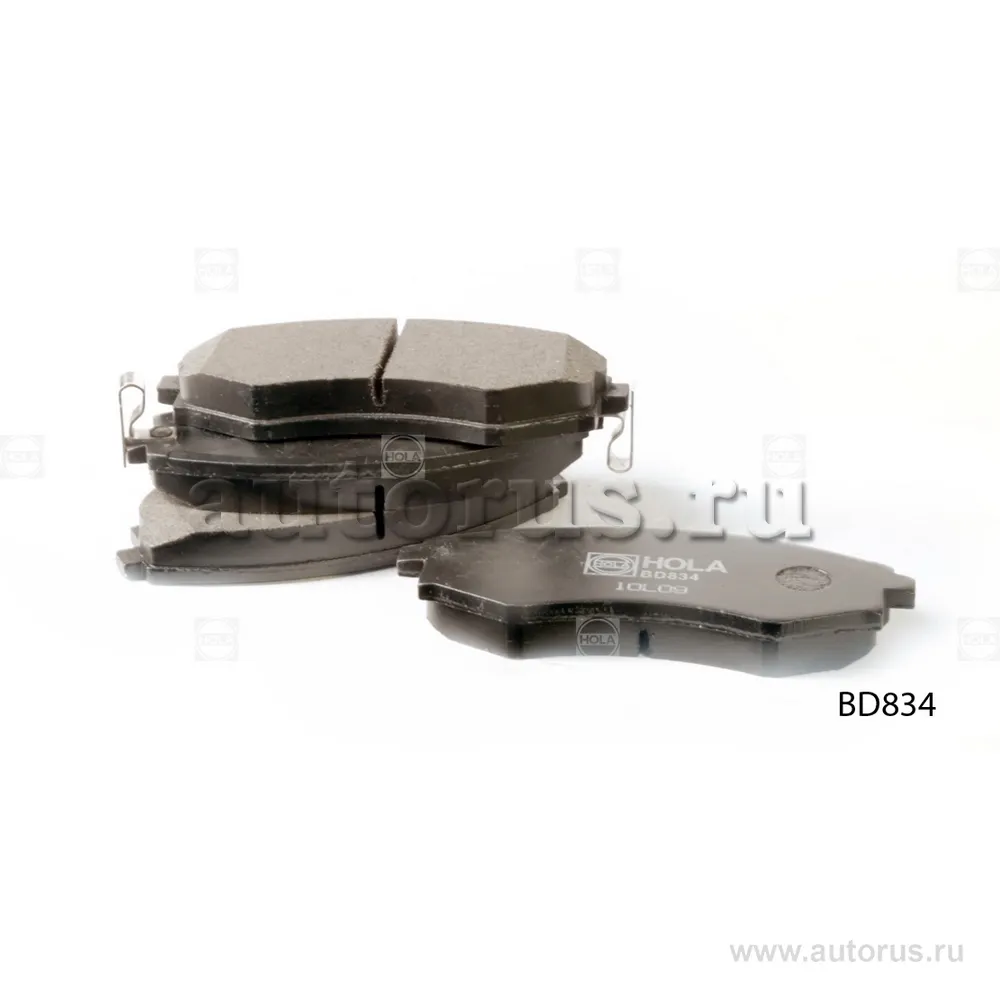Колодки передние HYUNDAI Elantra (XD), Sonata IV (EF), Coupe (RD), HOLA BD834