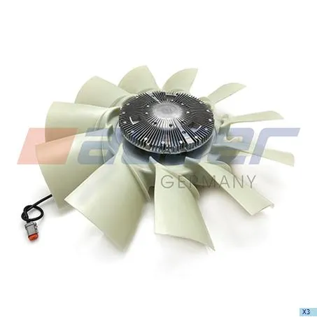 Вискомуфта с крыльчаткой Scania R-series (D11 12 16) с датчиком 1 6-pin 8MV 376 791-631 AUGER 81763