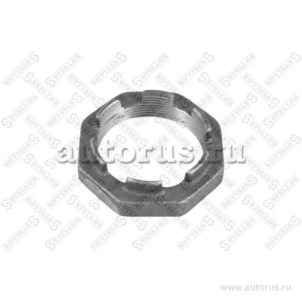 Гайка ступицы корончатая M60x2 SW80 H 20 RHT Scania STELLOX 85-13222-SX