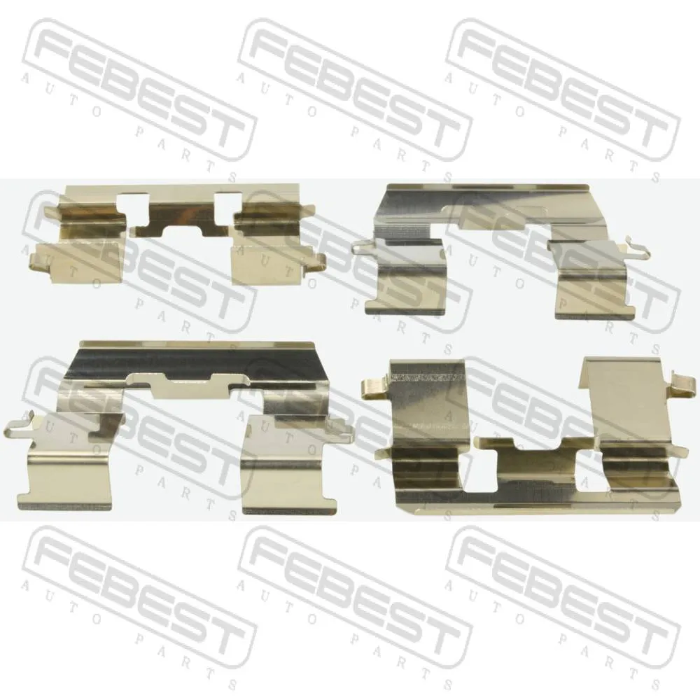 Монтажный комплект для дисковых колодок HONDA CIVIC 4D FD1 [JP] FEBEST 0303-ACCF
