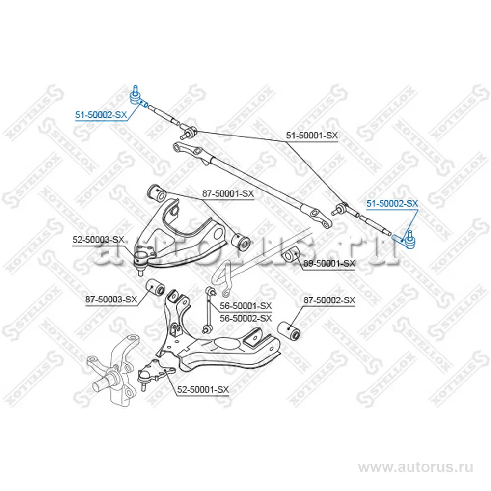 Наконечник рулевой наружный LHT Isuzu T LHT STELLOX 5150002_SX