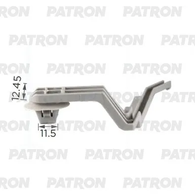 Клипса пластмассовая Toyota, Lexus применяемость: Клипса фигурная крепл PATRON P37-3593