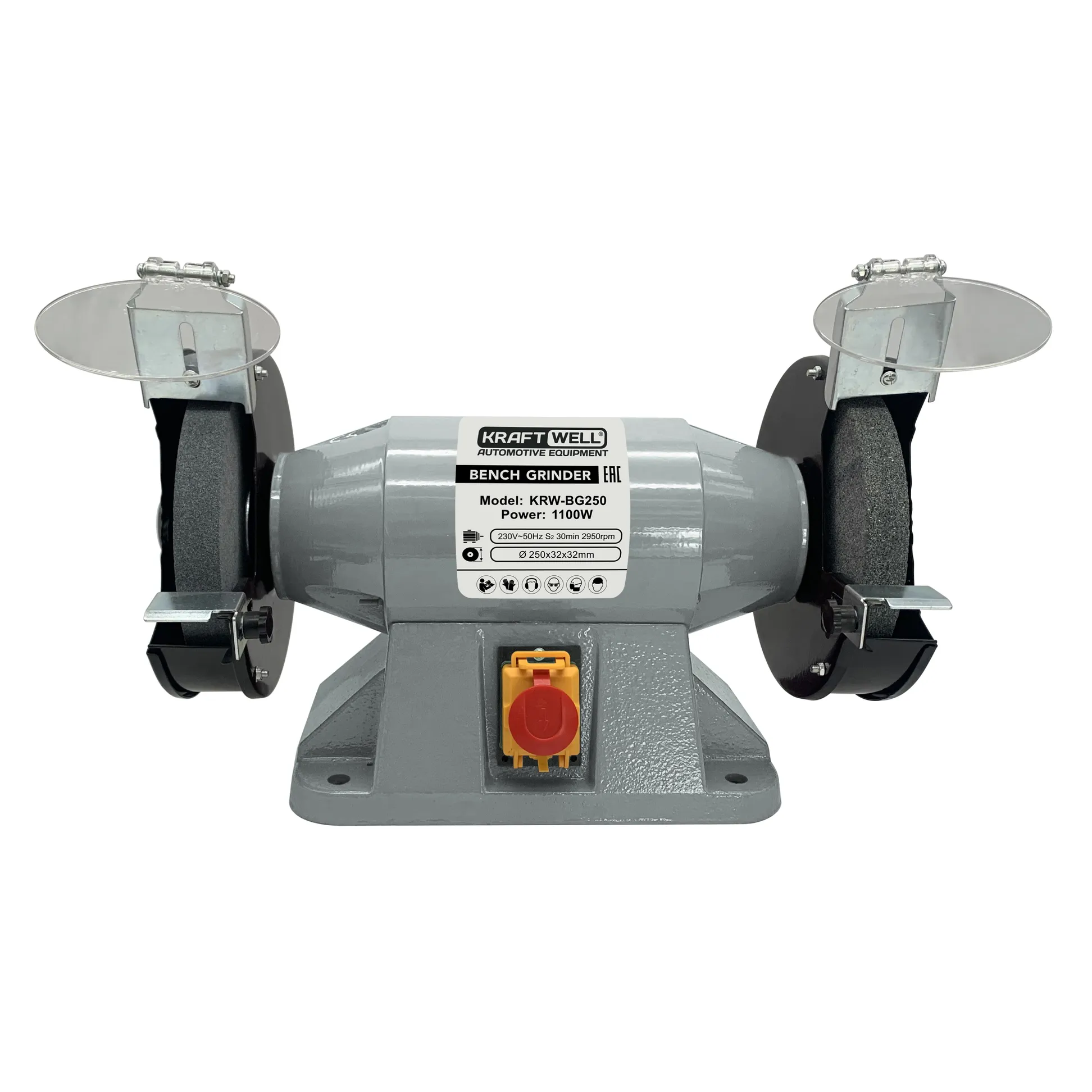 Заточной станок 250 мм KraftWell KRW-BG250