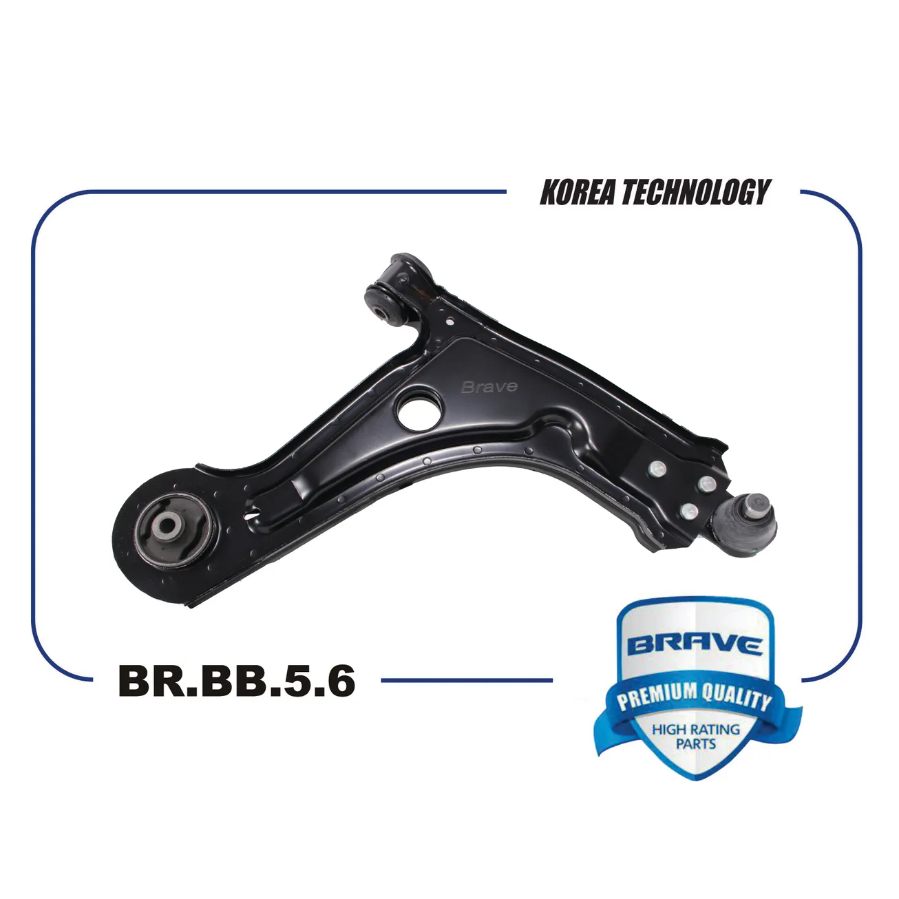 Рычаг подвески правый 96415064 BR.BB.5.6 CHEVROLET Lacetti, в сборе BRAVE BR.BB.5.6
