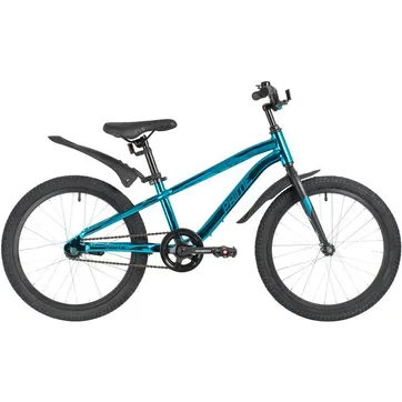 Велосипед 20 детский Novatrack Prime (2020) количество скоростей 1 рама алюминий 12 синий металлик