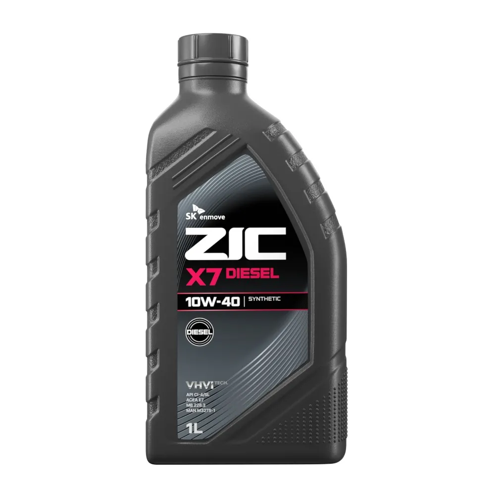 Масло моторное ZIC X7 Diesel 10W-40 синтетическое 1 л 132607