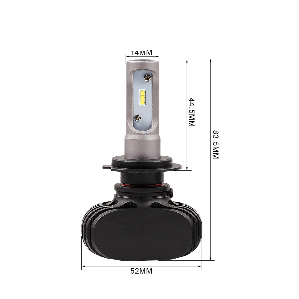 Лампа светодиодная 8-32V H7 25W PX26d 5000K VIZANT Seoul-csp 2 шт. картон VIZANT.16039