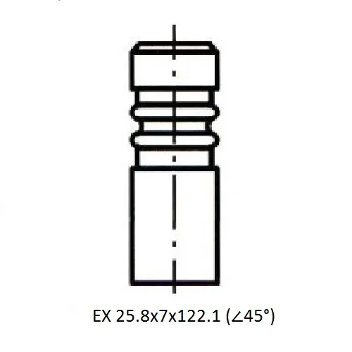 Клапан ДВС ZIKMAR Z17421R