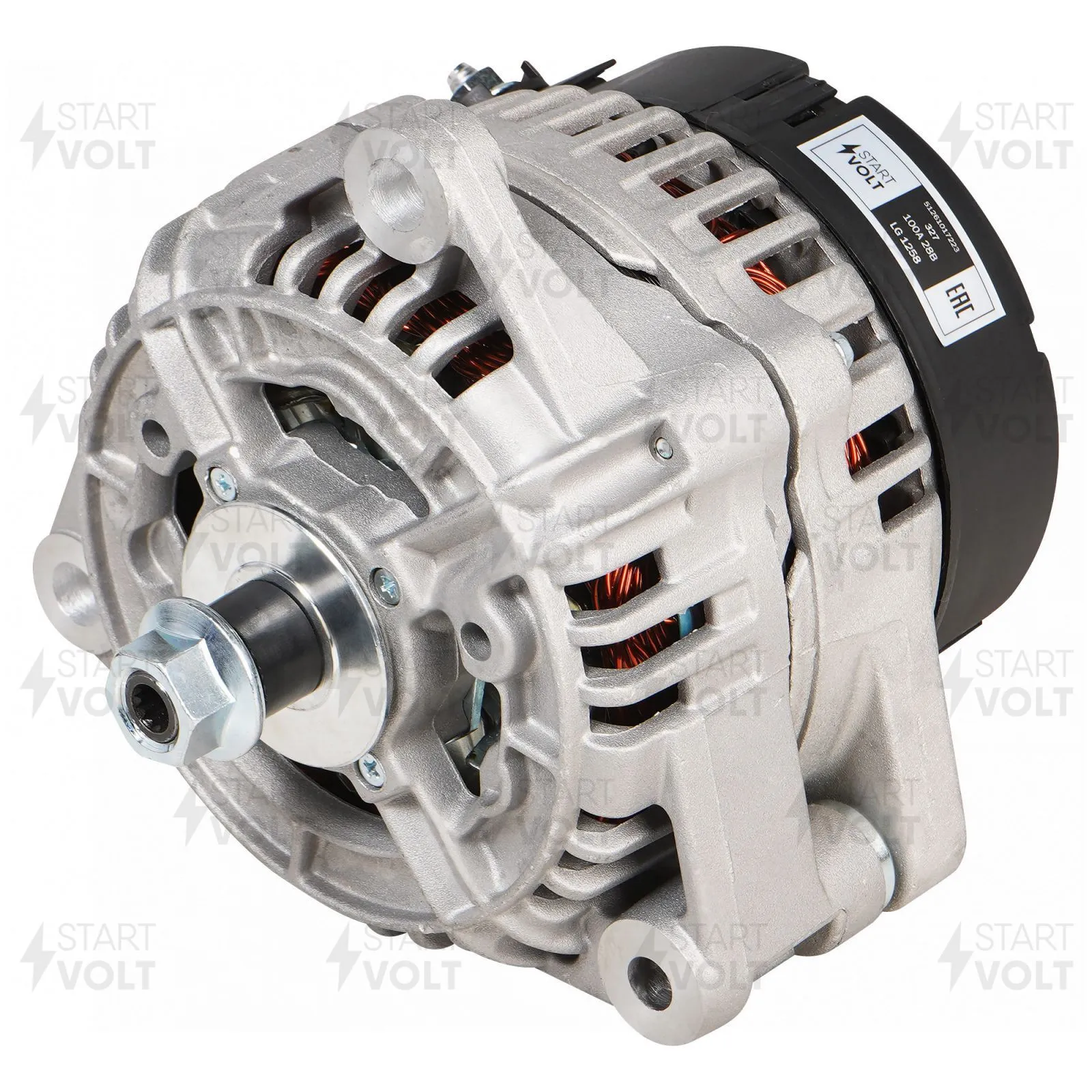 Генератор для а/м MAN TGA (00-)/F2000 (94-) с дв. D2866/2876 100A STARTVOLT LG 1258