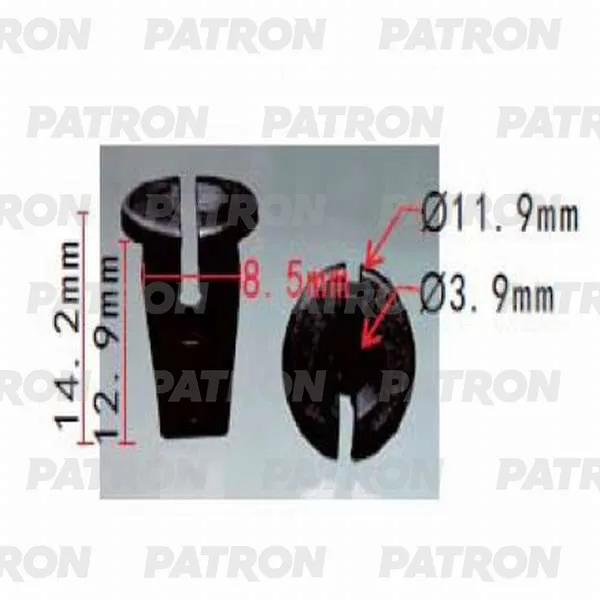 Фиксатор пластиковый Audi, Seat, Skoda, Volkswagen применяемость: крыль PATRON P370224