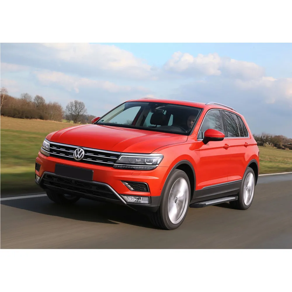 Порог-площадка Bmw-style D173AL + комплект-крепежа, RIVAL, Volkswagen Tiguan 2017- Volkswagen Tiguan II 2016-2020 2020-н.в. D173AL.5802.4
