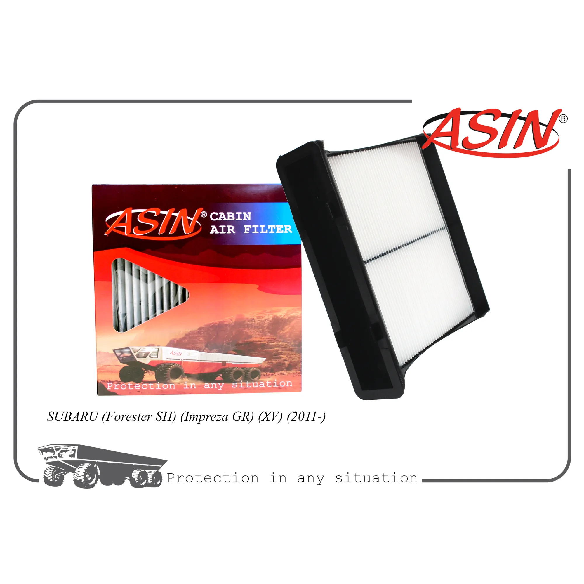 Фильтр салонный 72880-FG000/ASIN.FC288 ASIN ASIN ASINFC288
