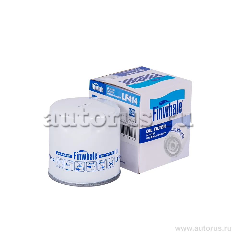 Фильтр масляный Aveo 1,2L, Spark(10-) 25181616 96985730 FINWHALE LF414