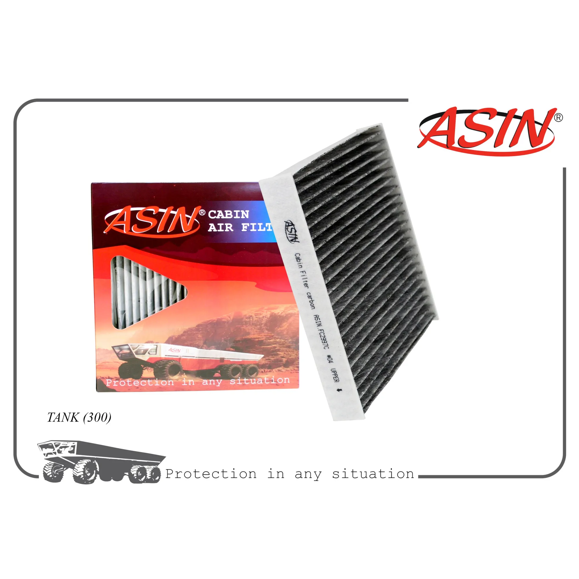 Фильтр салонный 8104300XKR02A/ASIN.FC2997C (угольный) ASIN ASIN ASIN.FC2997C