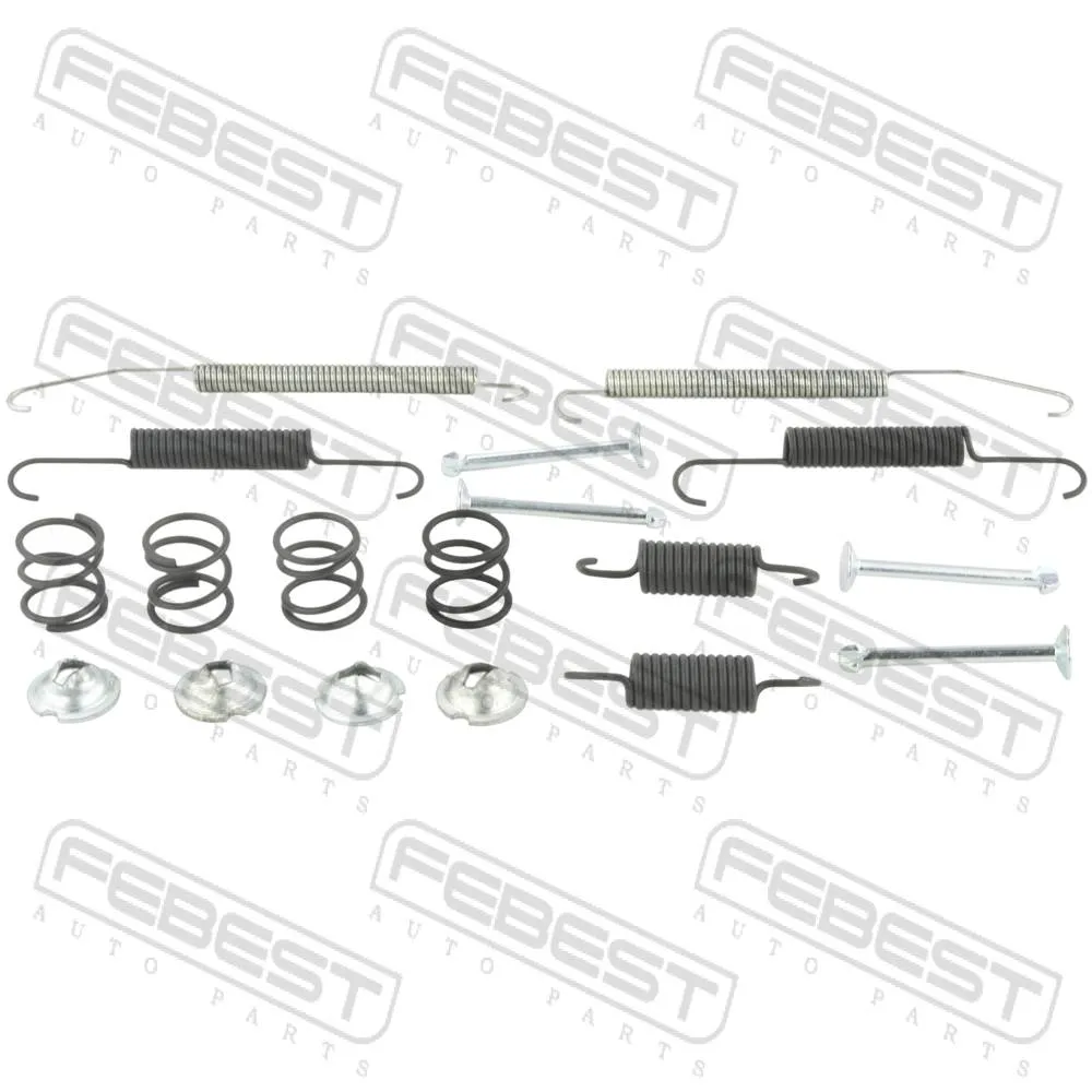 Монтажный комплект барабанных колодок SUBARU IMPREZA G11 2000.02-2007.04 [JP] FEBEST 0804-S10XR-KIT
