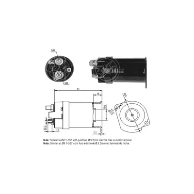 Реле втягивающее ERA ZM557