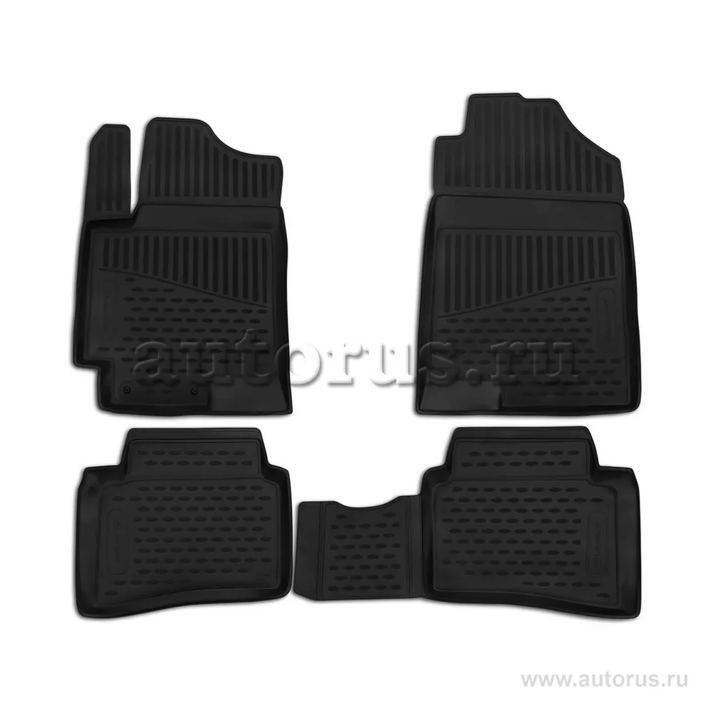 Коврики в салон HYUNDAI Solaris, 2017->, Comfort, 4 шт. (полиуретан) Element ELEMENT2065210