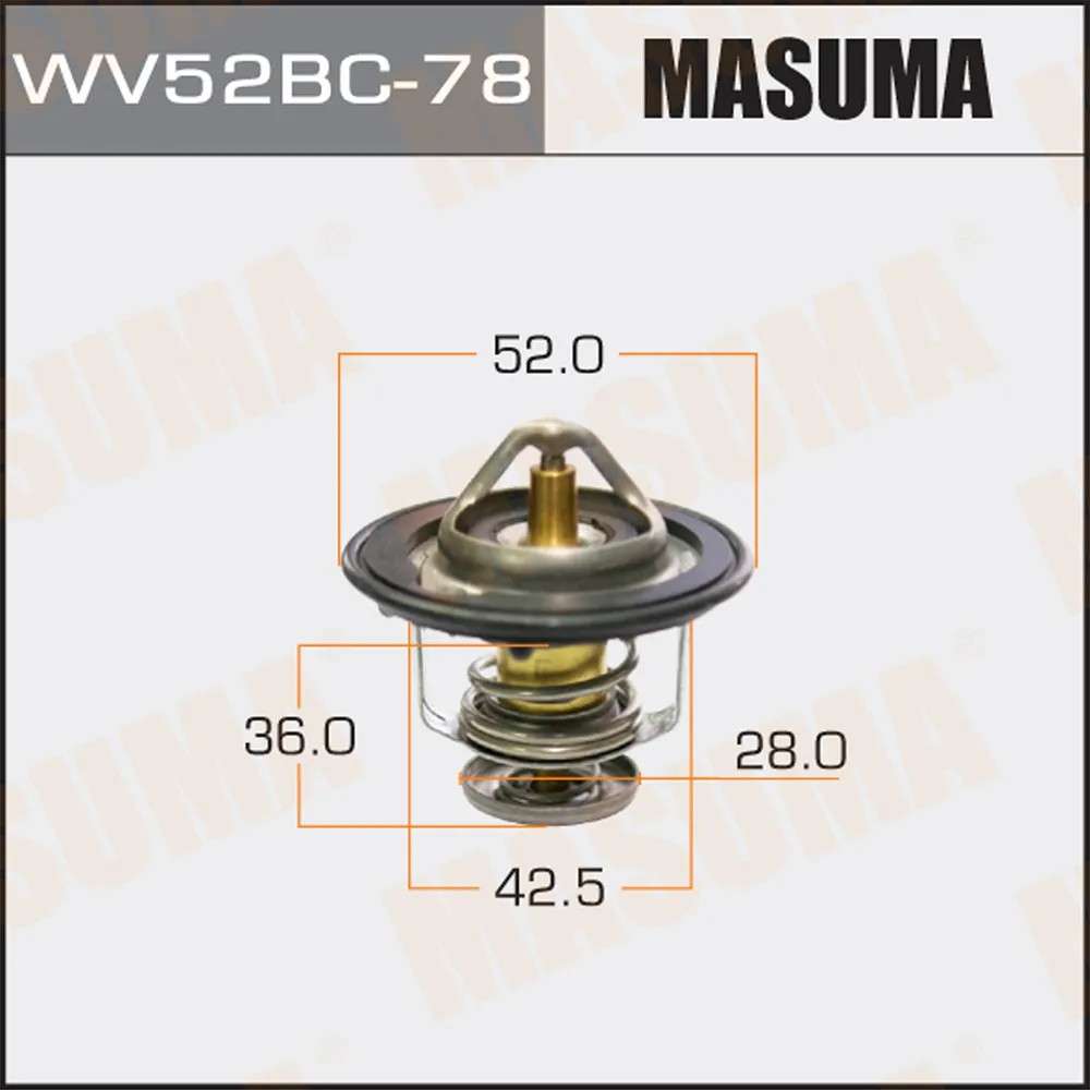 Термостат HONDA ACCORD MASUMA WV52BC-78