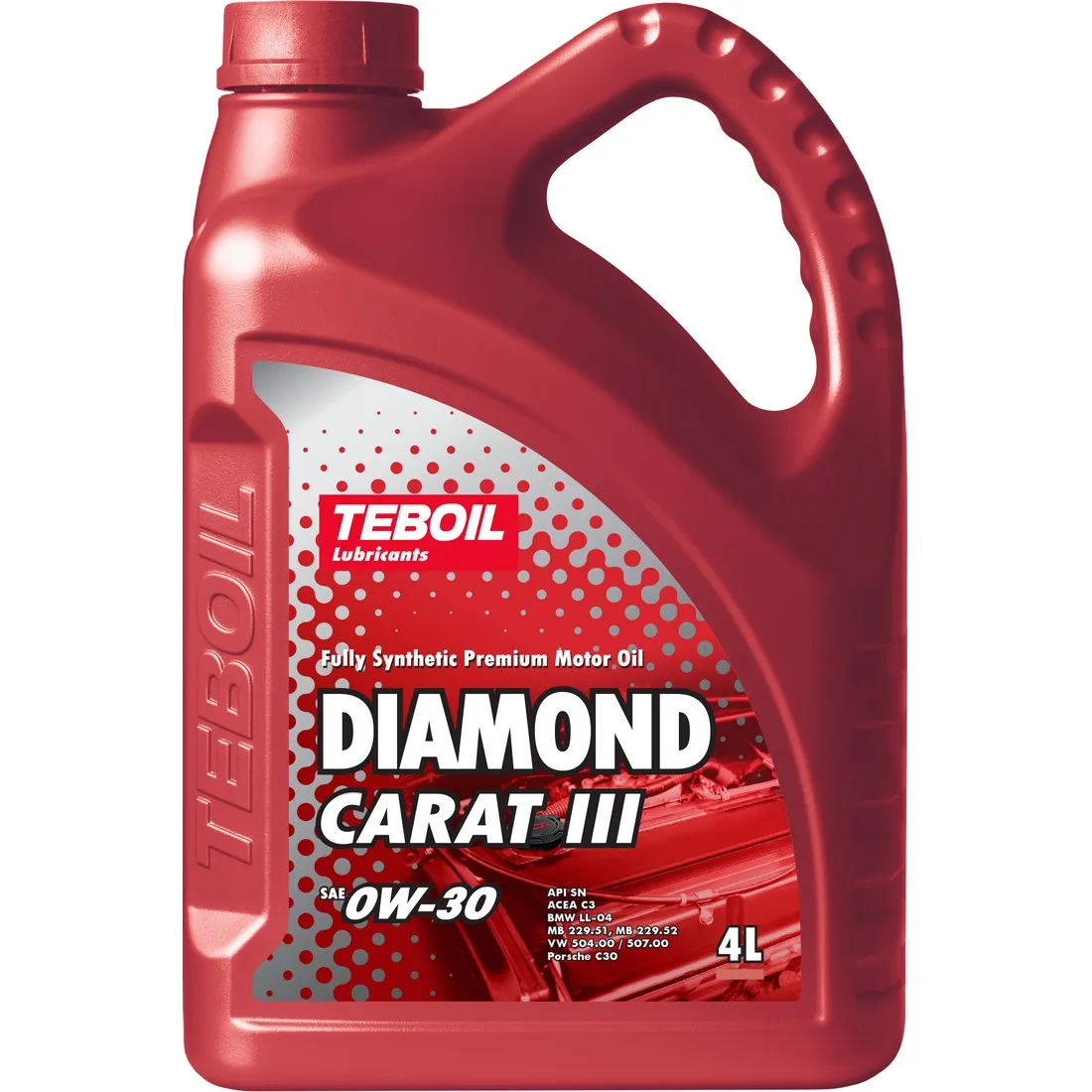 Масло моторное TEBOIL Diamond Carat III 0W-30 4 л 3602118