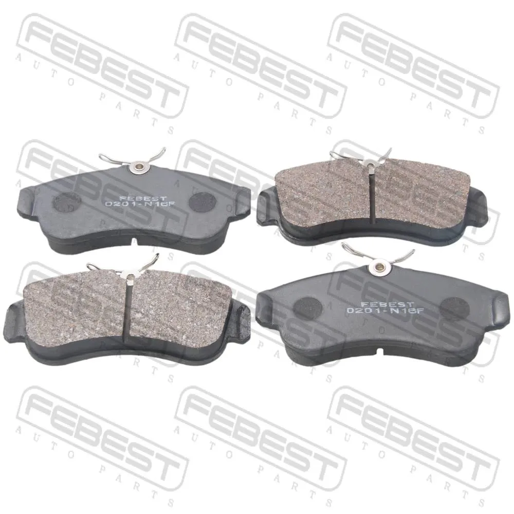 Колодки тормозные передние FEBEST 0201-N16F