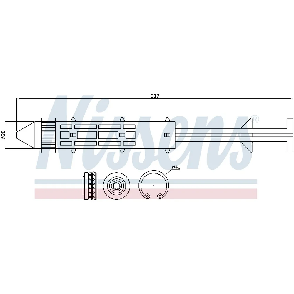 Осушитель конд NISSENS 95319
