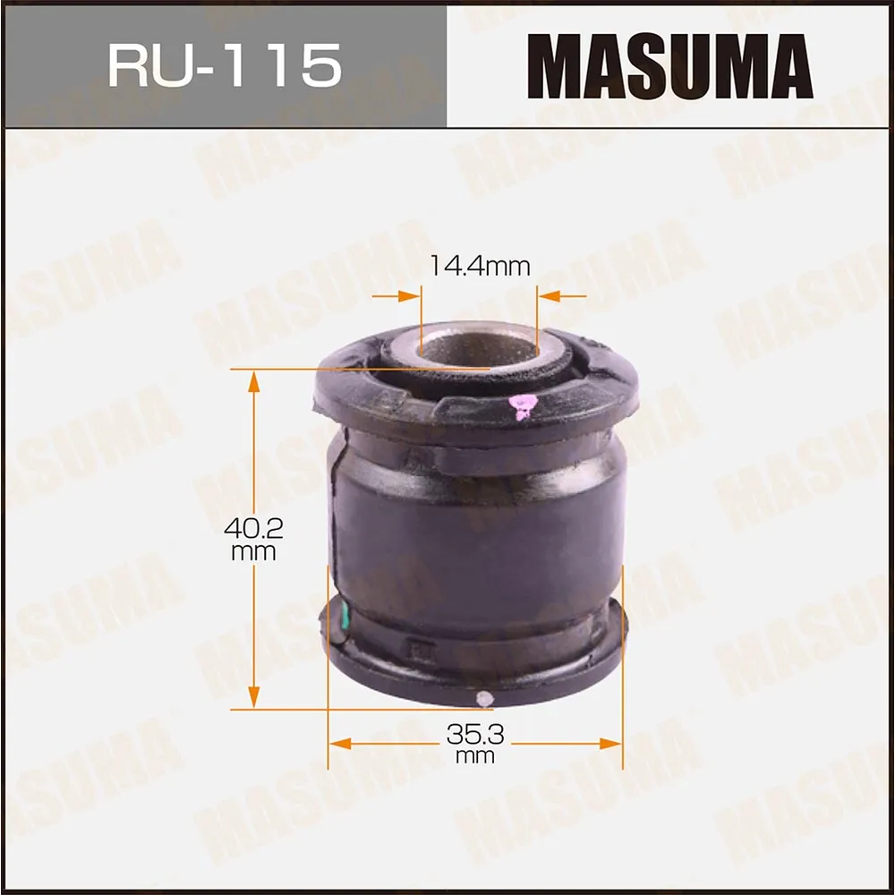 Сайлентблок зад. рычага наружн. subaru impreza legasy 92 forester 98-02 MASUMA ru115