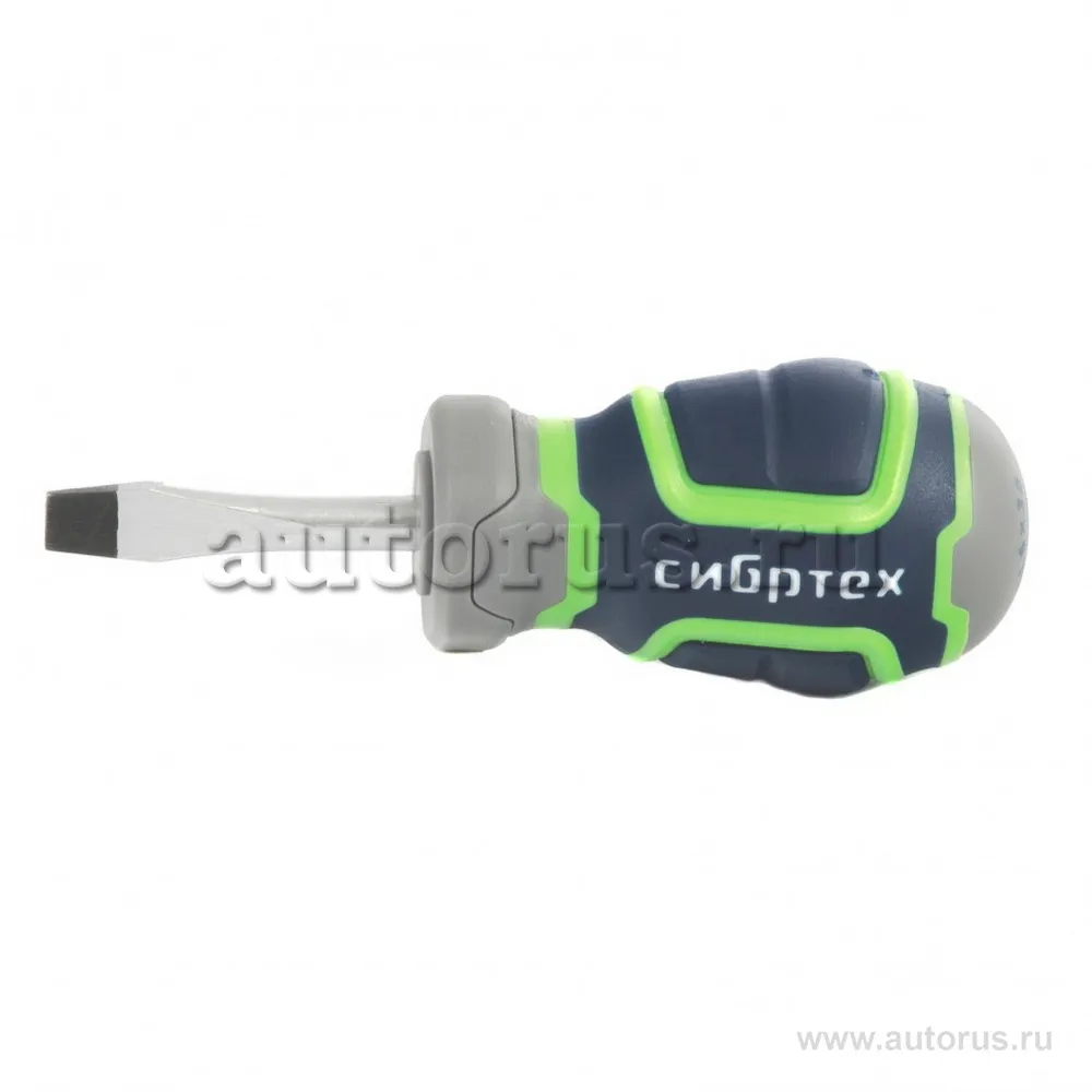 Отвертка SL6x38 мм, CrV, четырехкомпонентная рукоятка СИБРТЕХ 12260