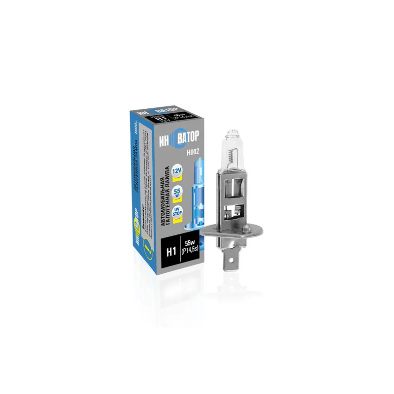 Лампа 12V H1 55W P14,5s KRAFT 1 шт. картон H002