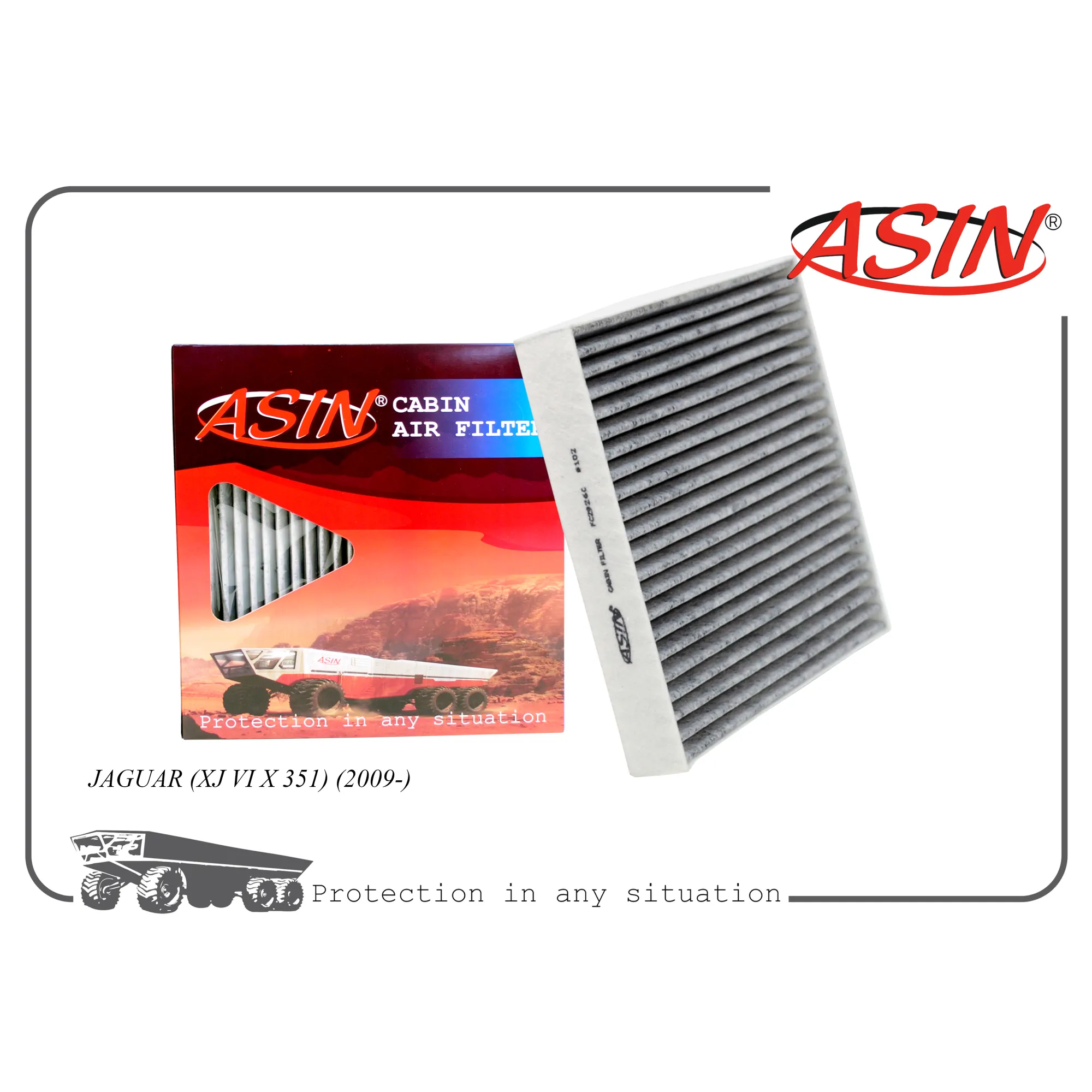 Фильтр салонный C2Z6525/ASIN.FC2926C (угольный) ASIN ASIN.FC2926C