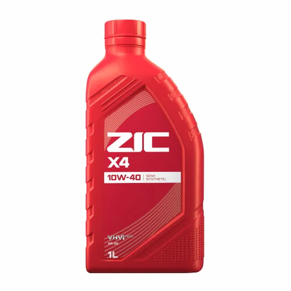 Масло моторное ZIC X4 10W-40 полусинтетическое 1 л 132766