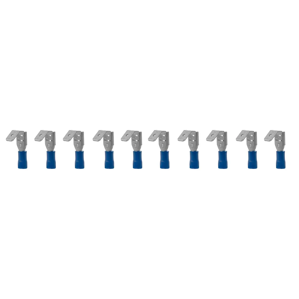 Разъемы плоские ответвительные РПИ-О 6.3 (1.5-2.5) (10 шт) ПВХ синие, латунь луженая AWG(16-14),, Max Вт ARNEZI A0110128