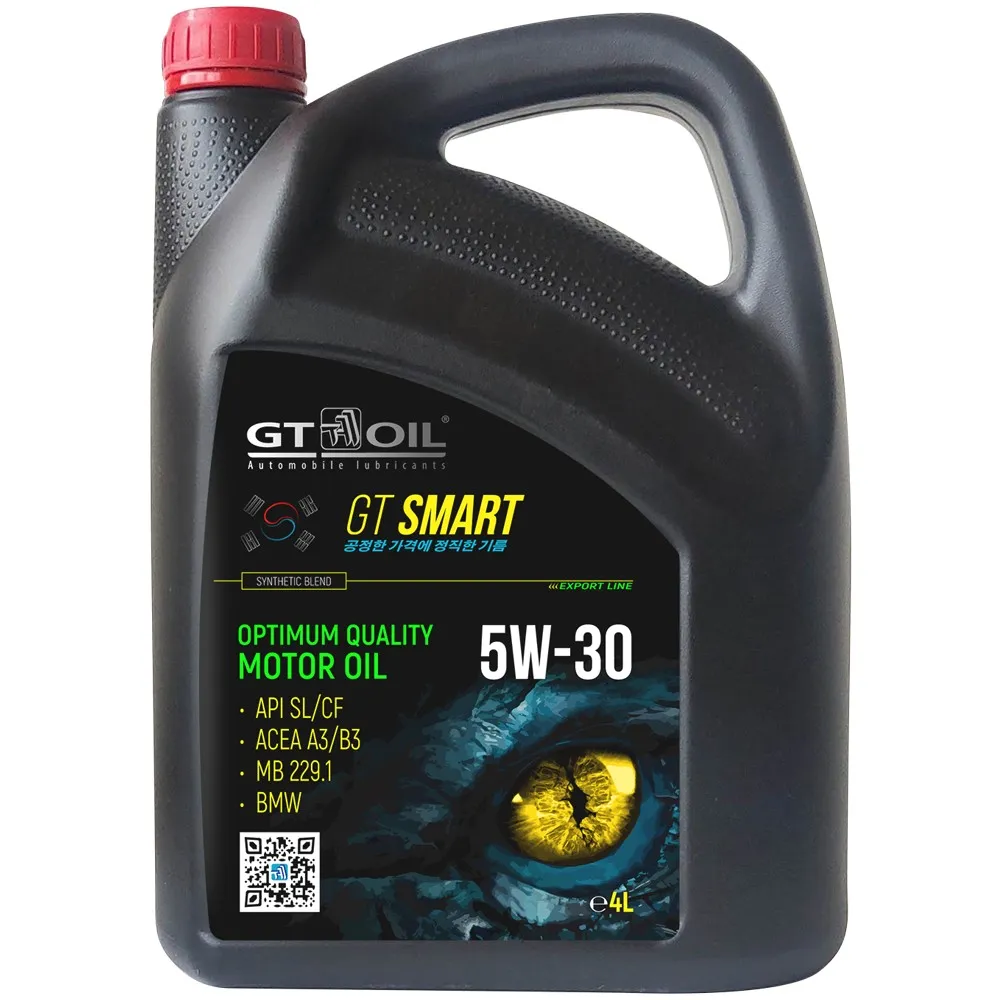 Масло моторное GT OIL Smart 5W-30 полусинтетическое 4 л 8809059408834
