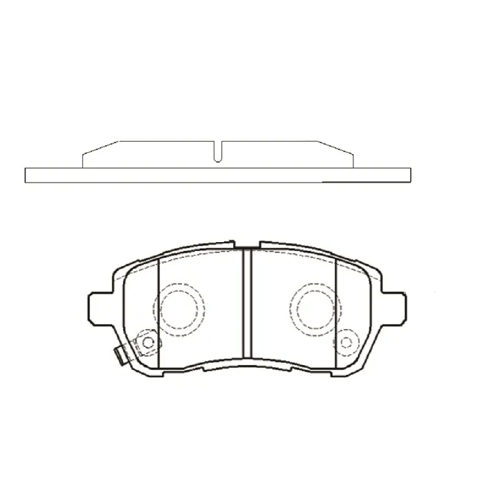 Колодки передние FORD Fiesta VI/Mazda 2 all 2008-> CTR GK0145