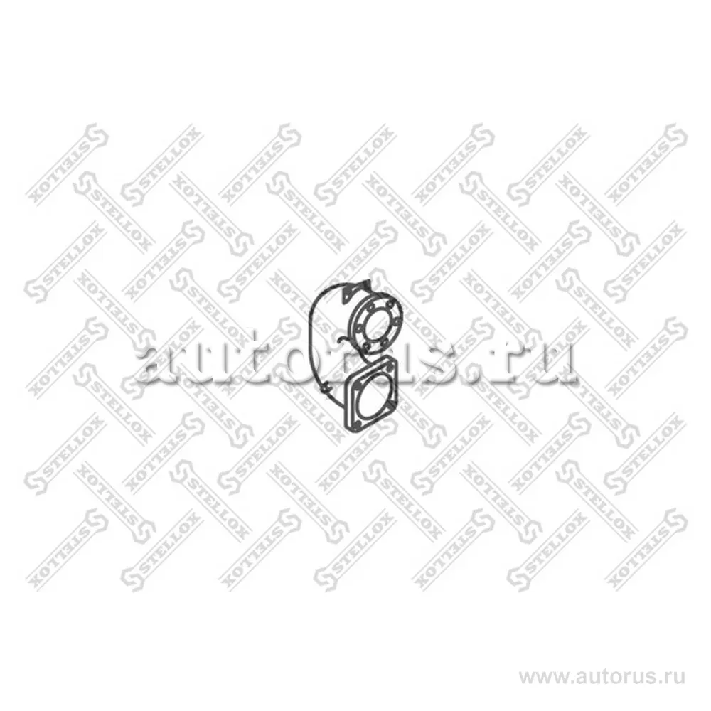 Труба глушителя DAF 85CF/95XF STELLOX 8203806_SX