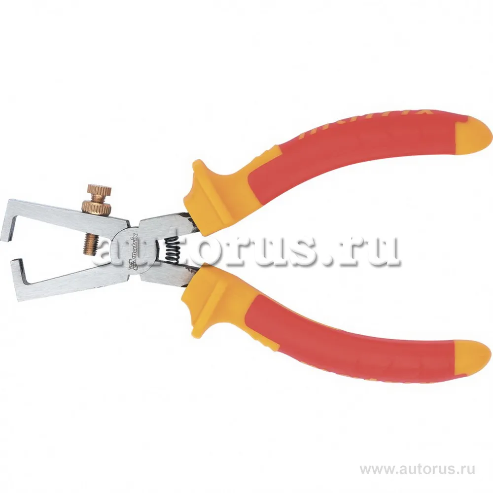 Клещи для снятия изоляции Insulated, 160 мм, двухкомпонентные рукоятки MATRIX 17717