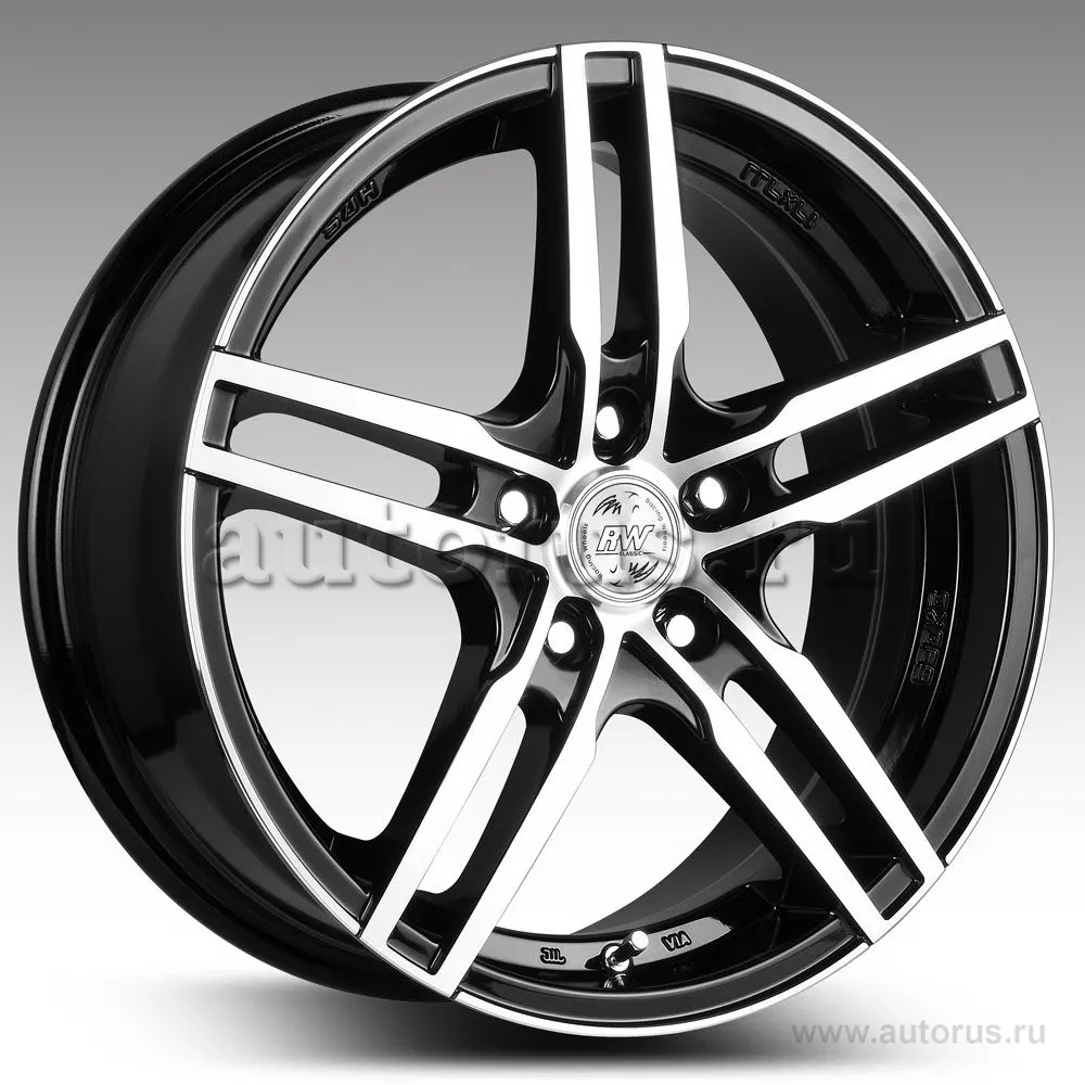 Диск литой R17 7J 5x115/70.3 ET40 RACING WHEELS Classic H-534 BK F/P 86002628518
