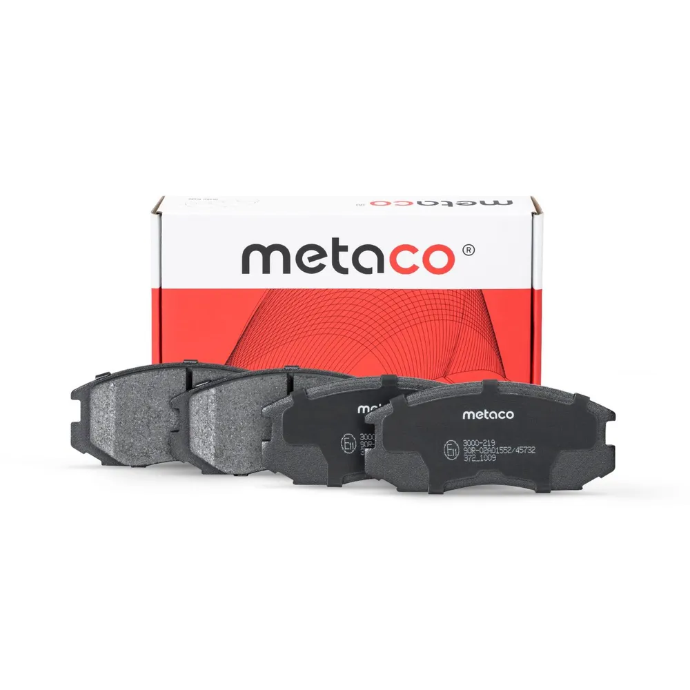 Колодки тормозные передние к-кт MITSUBISHI COLT/LANCER 92> Metaco 3000-219