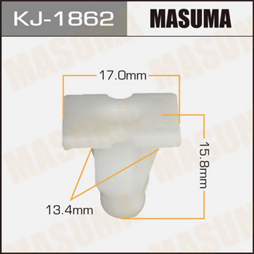 Клипса крепежная Masuma 1862-KJ MASUMA KJ1862