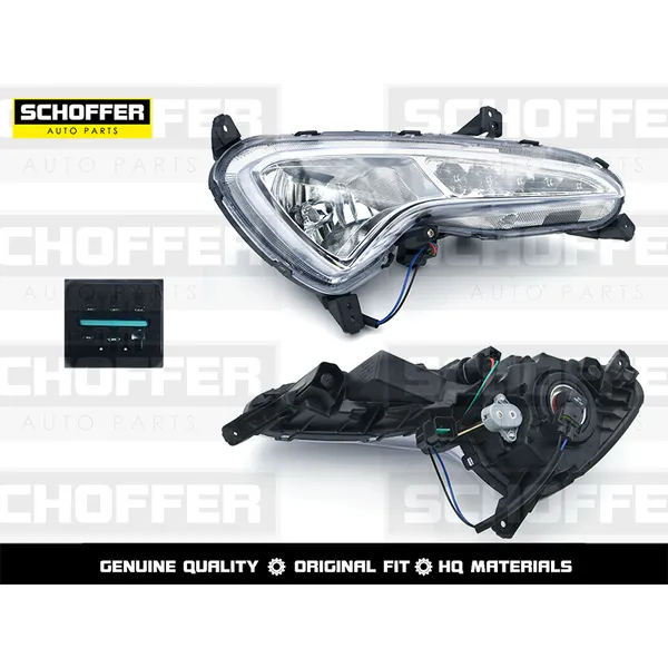 Фара противотуманная правая LED Hyundai Solaris (2014-2017) SCHOFFER SHF11118