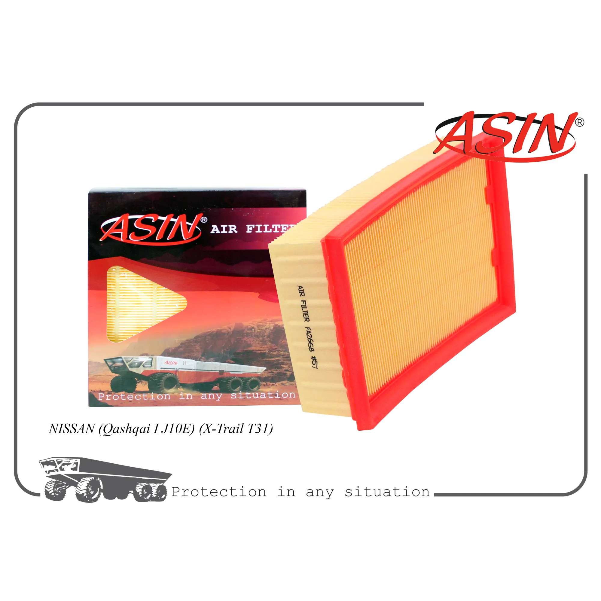 Фильтр воздушный 16546-JD20B/ASIN.FA2668 ASIN ASIN ASINFA2668
