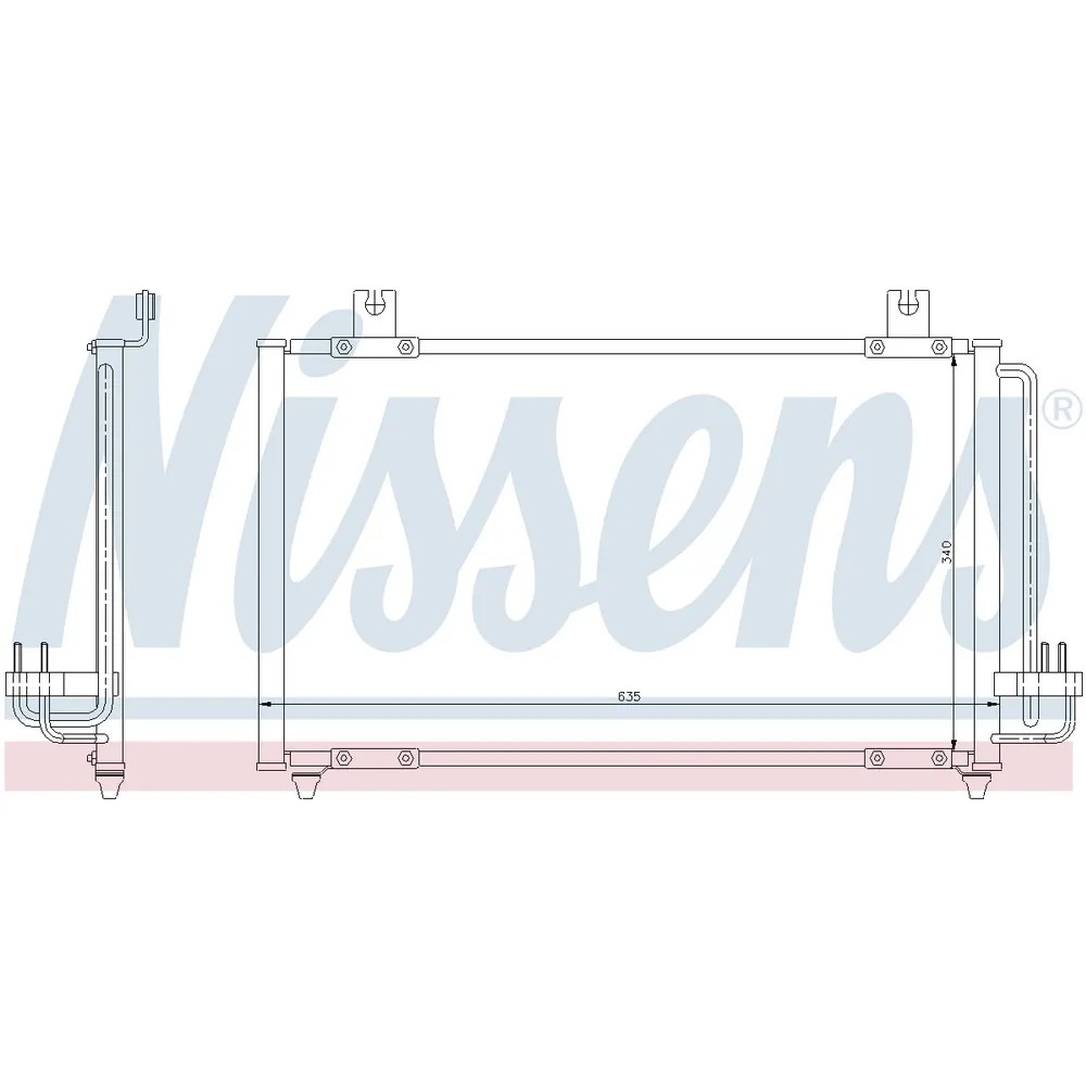 Радиатор кондиционера NISSENS 94456