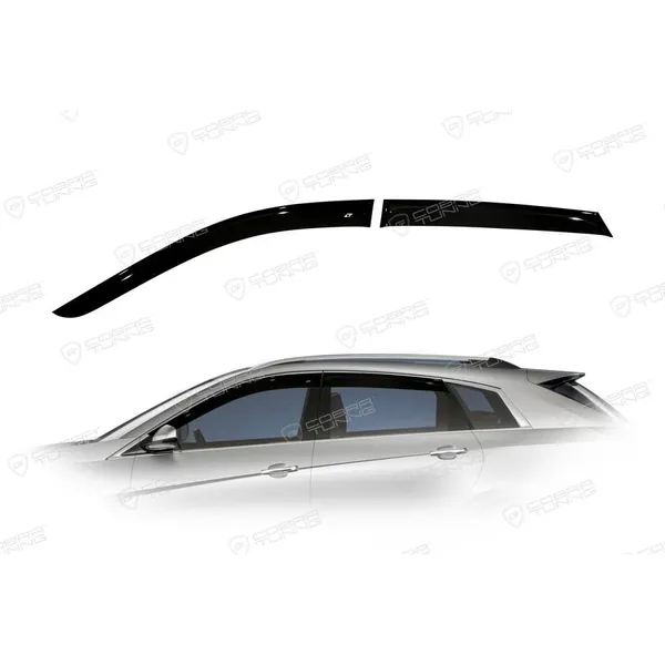 Дефлектора на окна Cadillac SRX II 2010EuroStandard деф.окон Cobra Tuning CE10710