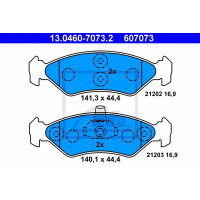 Колодки торм.пер. Mazda 121, Ford Fiesta, Ka