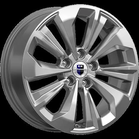 Диск литой R17 7J 5x108/65.1 ET40 КИК Авиор дарк платинум брайт 76590