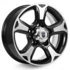 Диск литой R16 7J 5x139.7/98.5 ET35 КИК Атлант Алмаз черный 87244468163