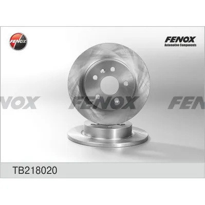 Диск тормозной задний FENOX TB218020