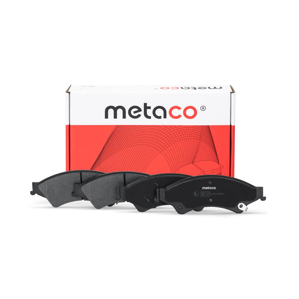 Колодки тормозные передние к-кт FORD RANGER (2011>) Metaco 3000-532