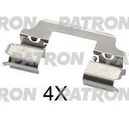 Комплект монтажный тормозных колодок дисковых BMW: 6-SERIES 11-, 6-SERIES 11-, 5-SERIES PATRON PSRK1325